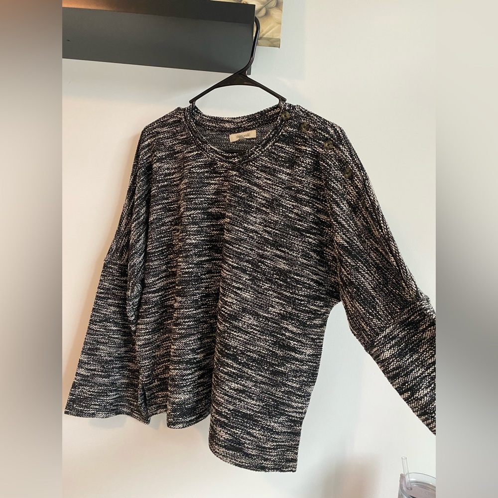 Madewell Sweater with Buttons